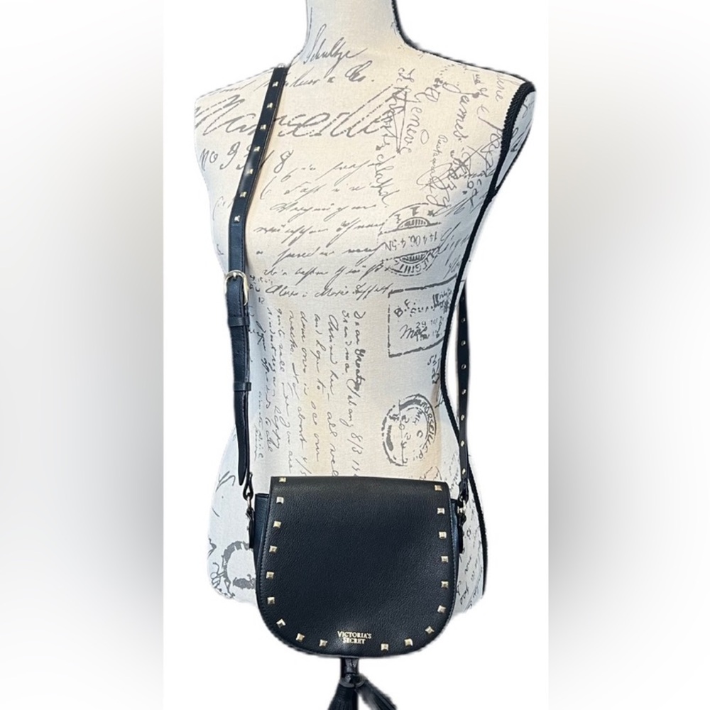 Victoria’s Secret Black Studded Crossbody Bag